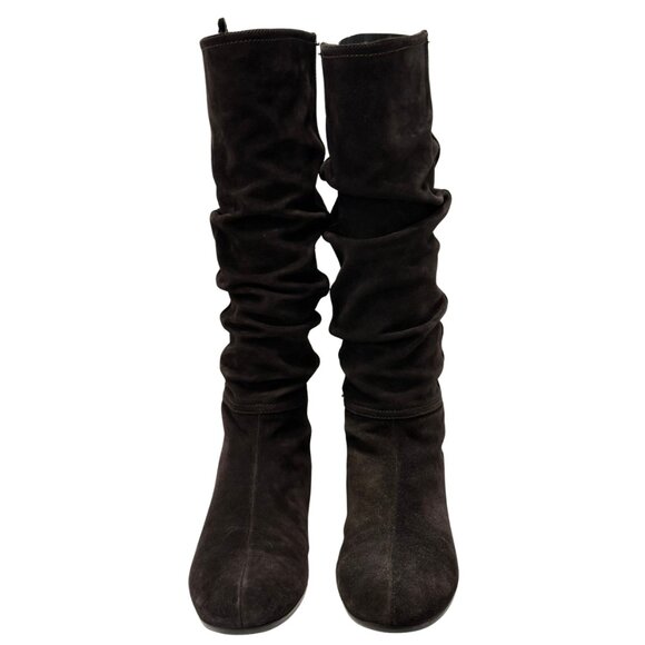 Prada 2009 Brown Suede Slouch Boots size 5/35 - Picture 5 of 5